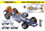Плакат "Шасі автомобіля ЗІЛ-130" (код 4515525)