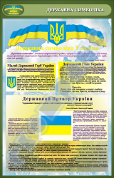 Плакат "Государственная символика" (код 4520109)