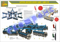 Дисковая борона  БДН-6,5 _ БДВ-7