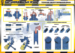 Плакат "Технічне обслуговування крана"