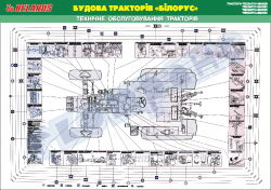Плакат "Техобслуговування тракторів" 4650221