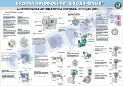 Плакат "4-х ступенчатая автоматическая коробка передач" (лист 3)