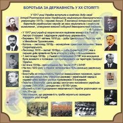  Борьба за государственность в 20 столетии 
