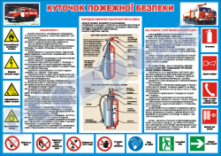 Уголок пожарной безопасности (формата А2)