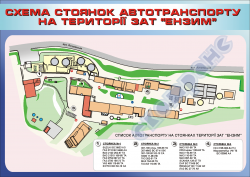 Схема стоянок автотранспорту (приклад 6)